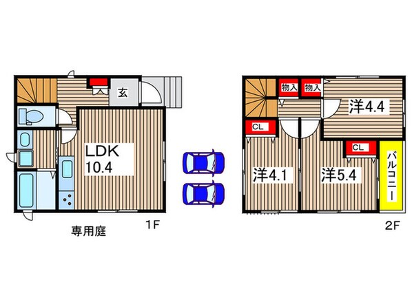 GKタウン3号棟の物件間取画像